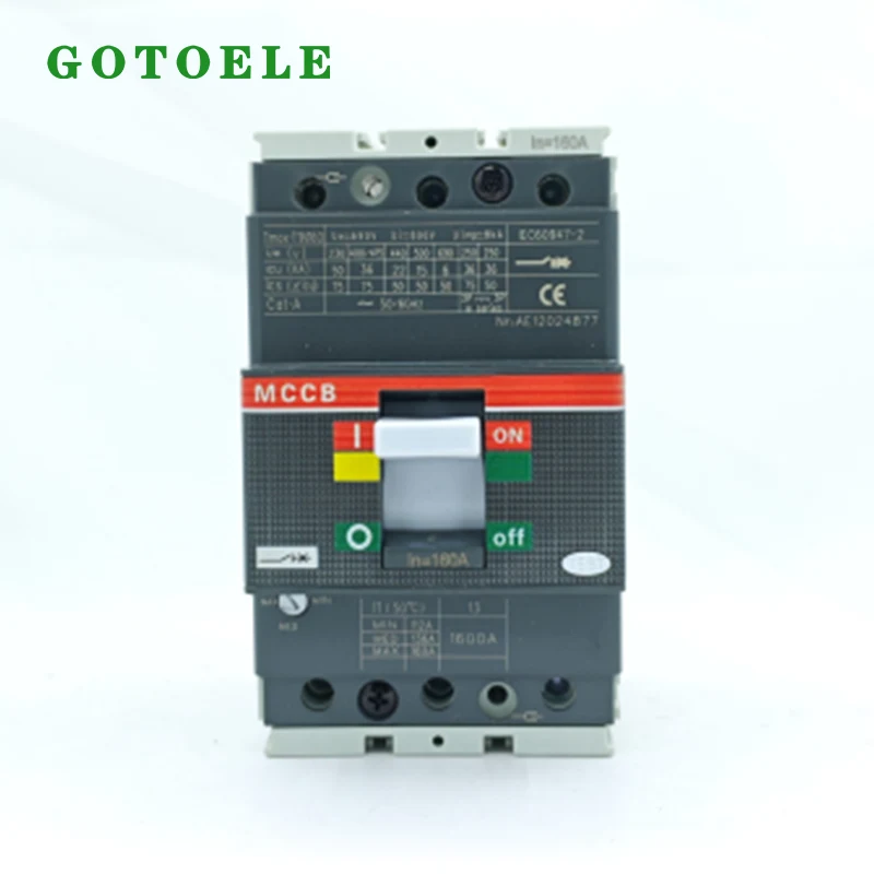 ABB TMAX-seriens gjutna höljesbrytare 3P 63A - 1600A