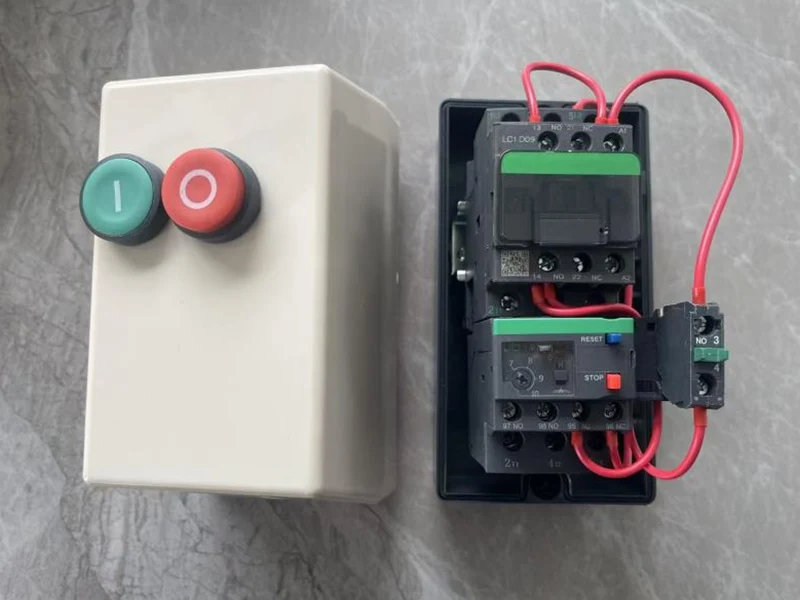 LE1-D09 Magnetic Motor Starter 4KW 5.5HP 20A 3P 1NO+1NC