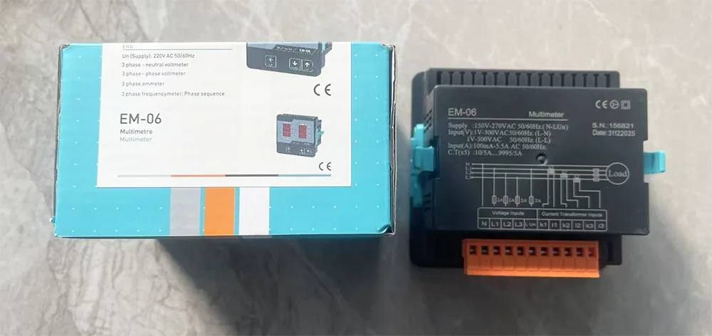 EM-06 Three Phase Voltage Current Digital Panel Meter